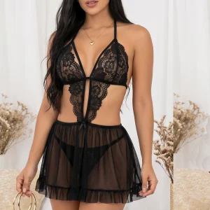 Babydoll Antonella - Negro